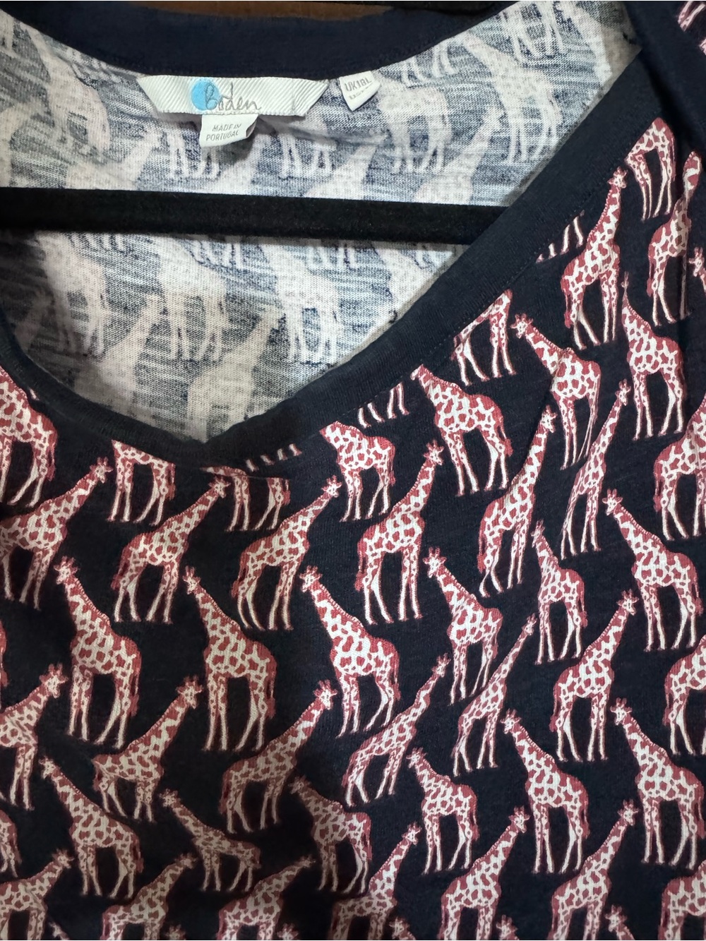 Boden Giraffe Mini Dress 14L - Picture 4 of 6